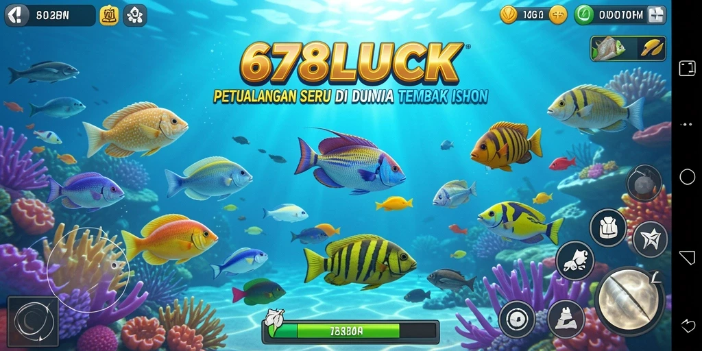 Tangkapan ikan yang spektakuler di dalam game Tembak Ikan.