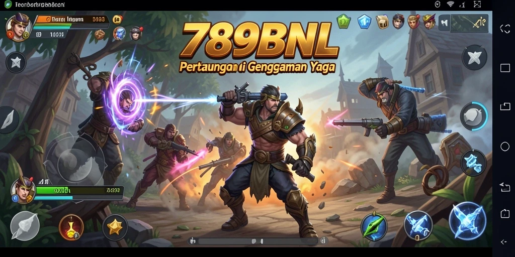 Screenshot permainan <strong>789BNL</strong> menunjukkan aksi pertarungan yang mendebarkan.