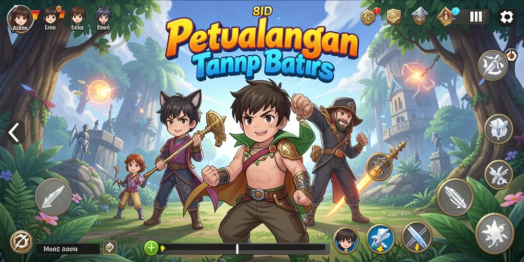 Pengalaman seru bertarung dengan karakter anime favorit.