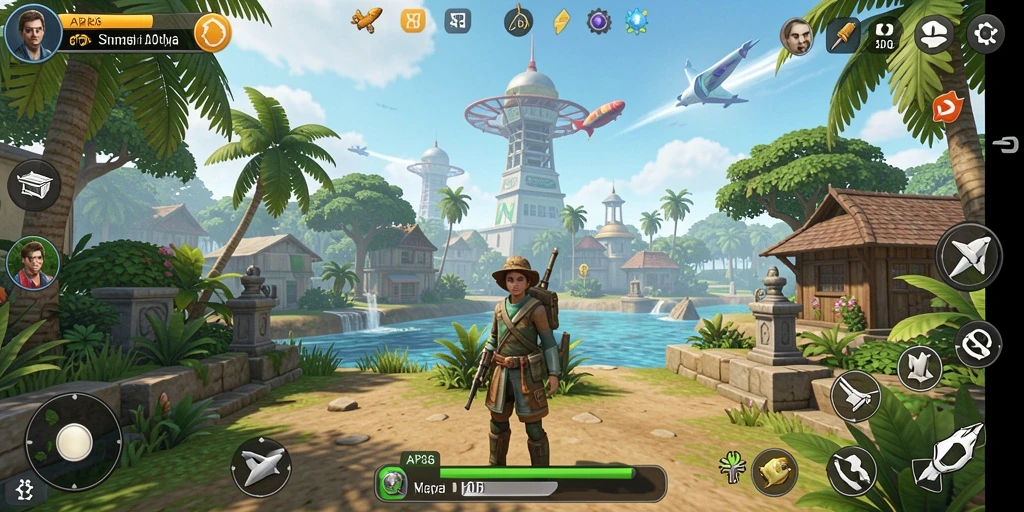 Tangkapan layar utama API36 yang menunjukkan gameplay simulasi yang menarik.