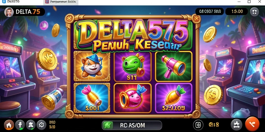 Tampilan gameplay menarik dari DELTA575 yang mengasyikkan.