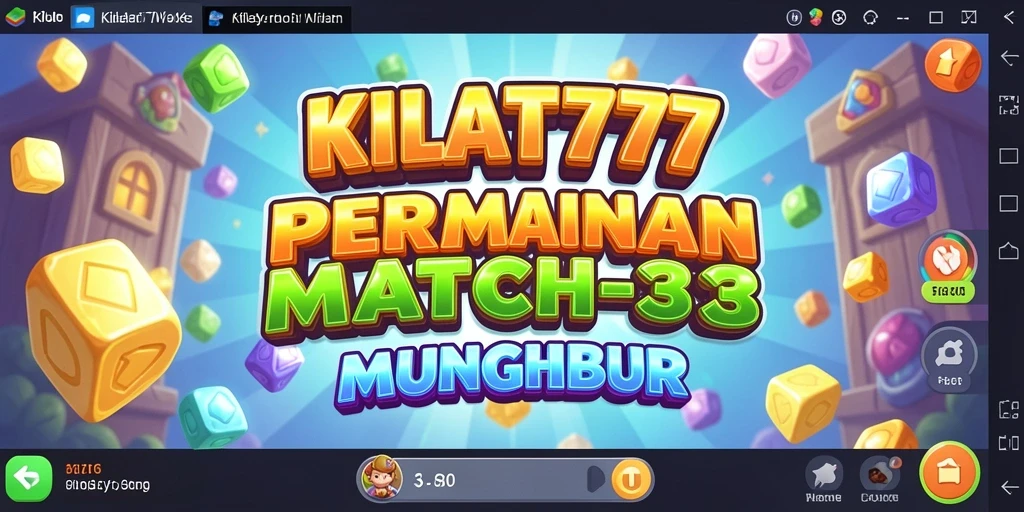 Gameplay KILAT777 yang menampilkan berbagai tantangan Match-3.